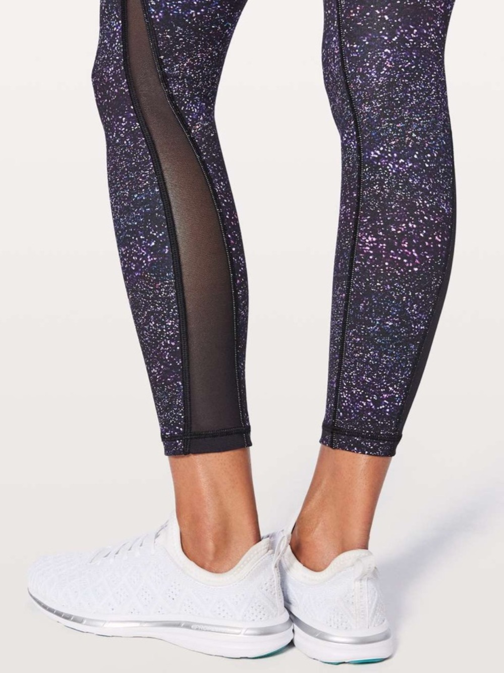 Lululemon Women's Train Times 7/8 Pant 25" Crystalline Multi/Black Size 4